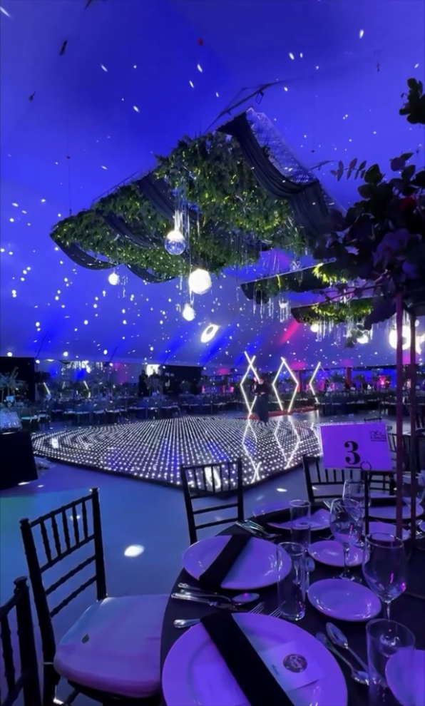 Ambiente de la fiesta de graduación